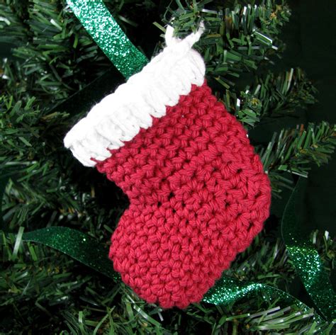 Crochet Stocking Ornament