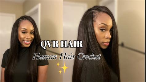 Crochet Straight Human Hair