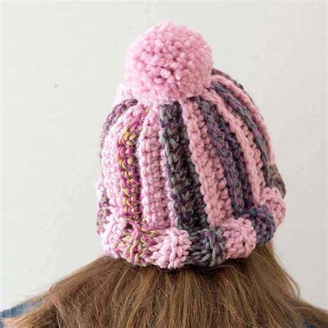 Crochet Striped Hat