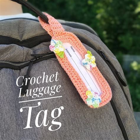 Crochet Suitcase Tag