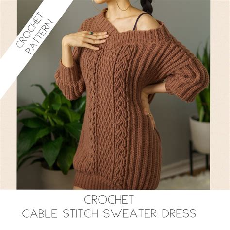 Crochet Sweater Dress