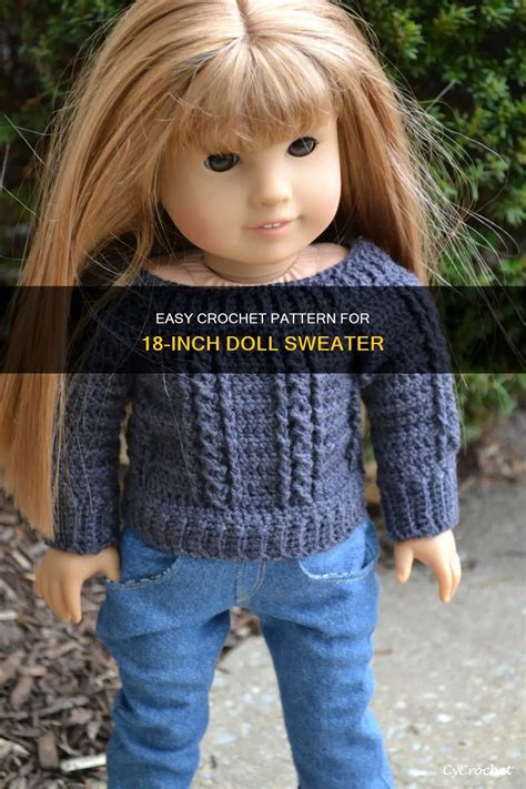 Crochet Sweater For Doll
