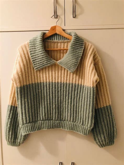 Crochet Sweater Polo