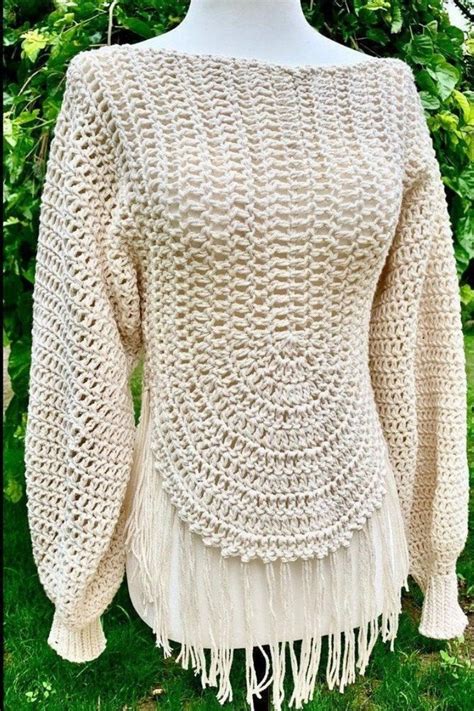 Crochet Sweater Top