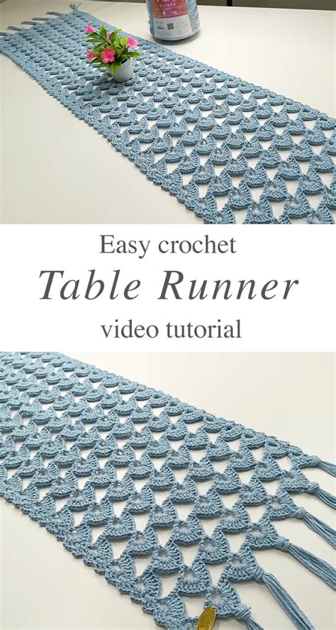 Crochet Table Runner Easy