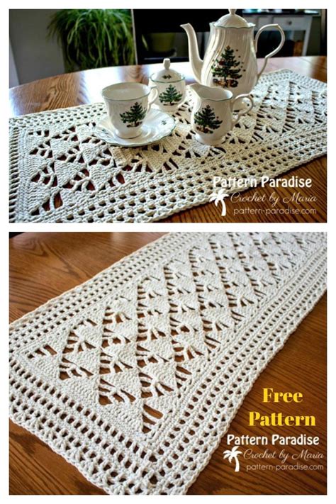 Crochet Table Runner Free Pattern