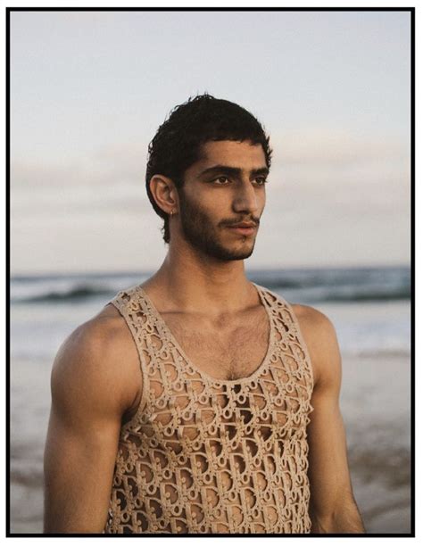 Crochet Tank Top Men