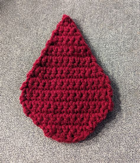Crochet Teardrop Shape