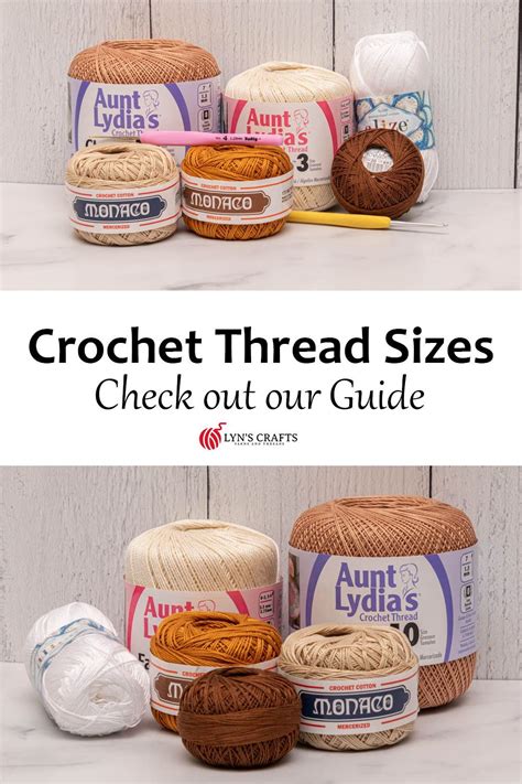 Crochet Thread Size Guide