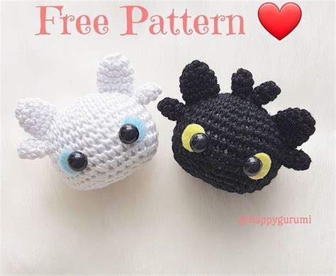 Crochet Toothless Pattern