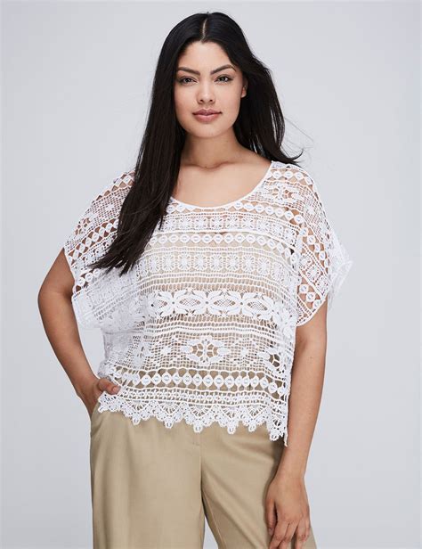 Crochet Top Plus Size