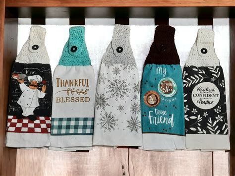 Crochet Topped Kitchen Towels