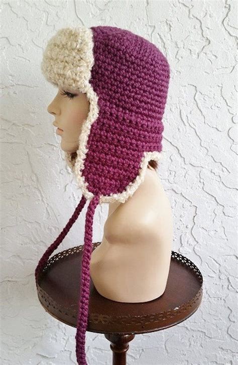 Crochet Trapper Hat Pattern