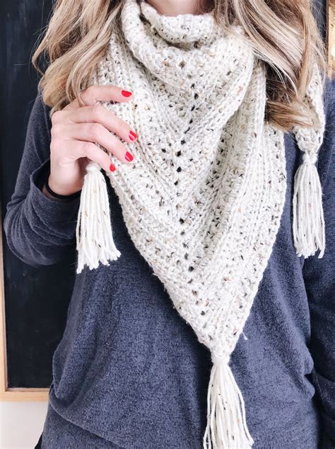 Crochet Triangle Scarf Free Pattern
