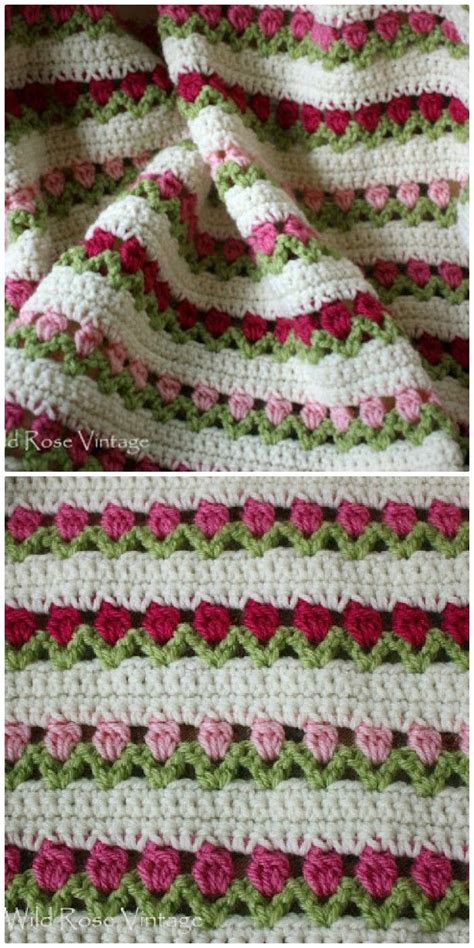 Crochet Tulip Blanket