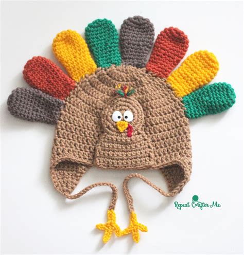 Crochet Turkey Hat