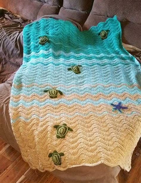 Crochet Turtle Blanket