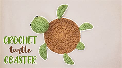 Crochet Turtle Coaster