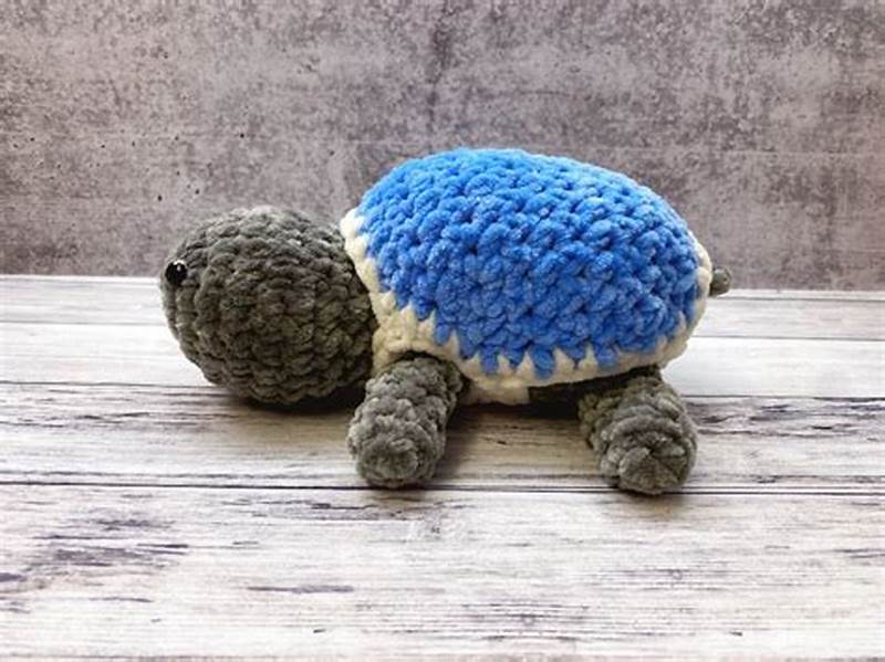 Crochet Turtle With Removable Shell Free Pattern