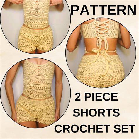 Crochet Two Piece Skirt Set Patterns