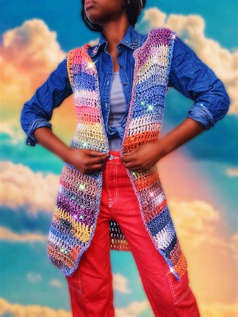 Crochet Vest Cardigan