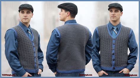 Crochet Vest For Man