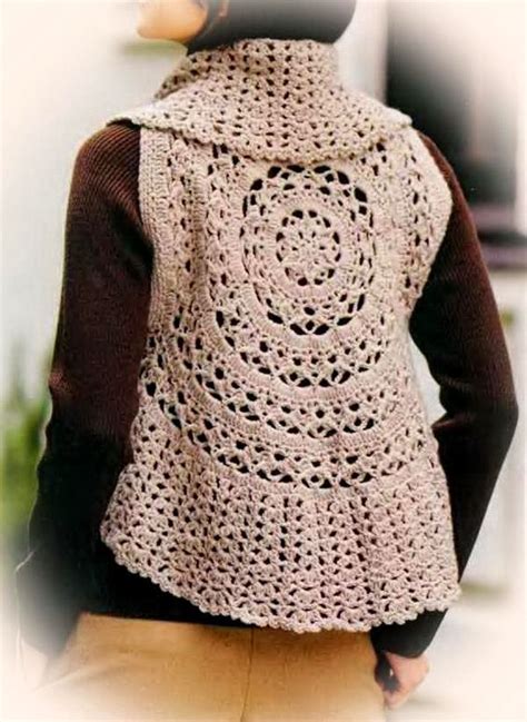 Crochet Vest Pattern Circle