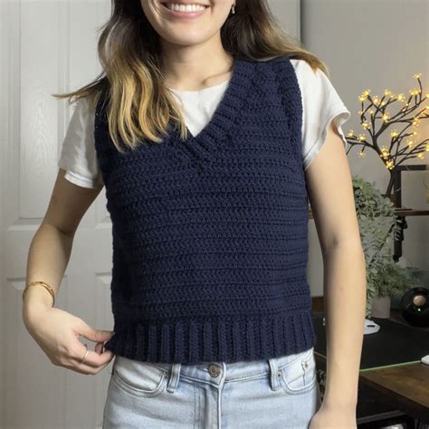Crochet Vest Sweater