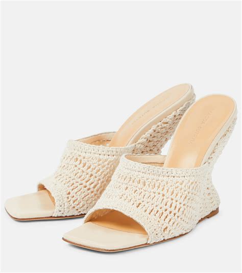 Crochet Wedge Sandals