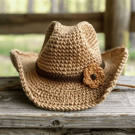 Crochet Western Hat