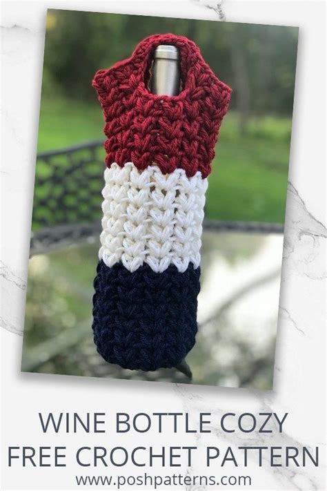 Crochet Wine Bag