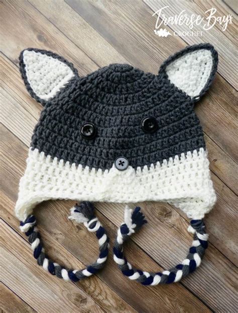 Crochet Wolf Hat