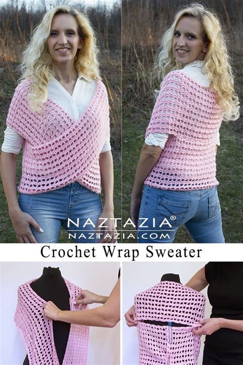 Crochet Wrap Sweater Pattern
