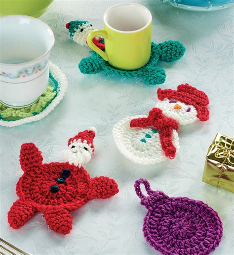 Crochet Xmas Coasters