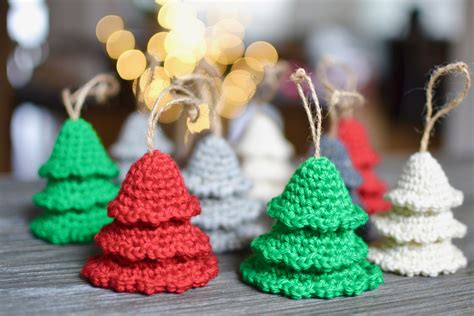 Crochet Xmas Tree Decorations