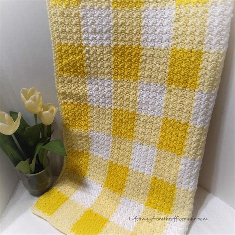 Crochet Yellow Blanket