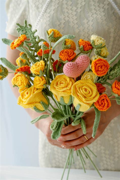 Crochet Yellow Flower