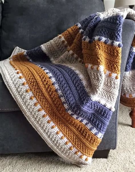 Crocheted Afghan Blanket