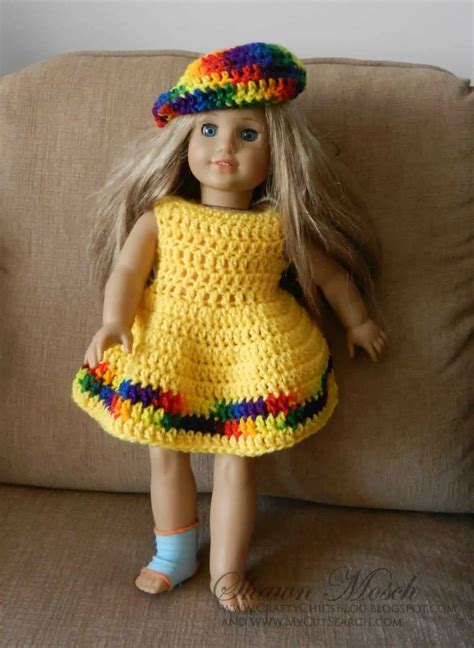 Crocheted Doll Dress