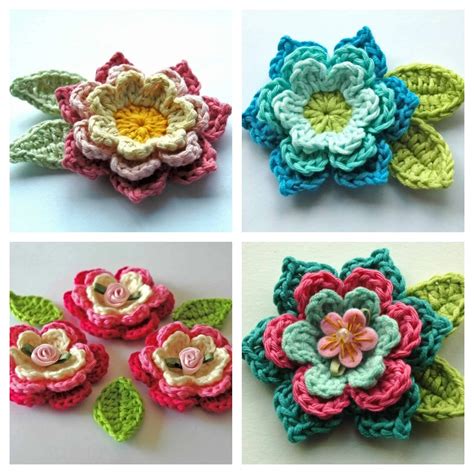 Crocheted Flower Patterns