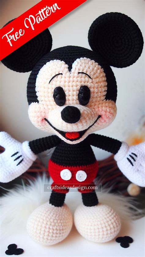 Crocheted Mickey Mouse