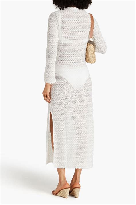 Crocheted Midi Dress
