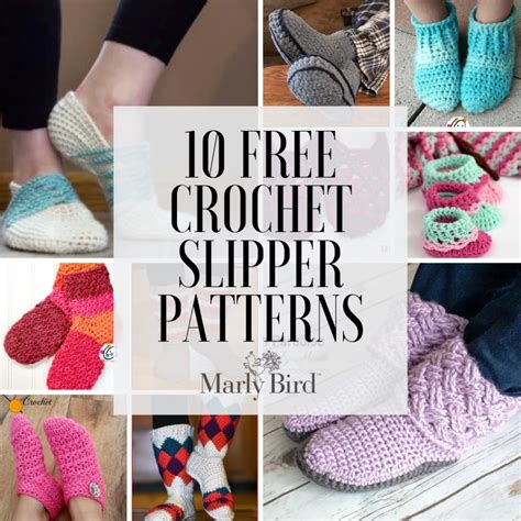 Crocheted Slipper Patterns