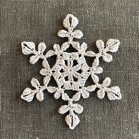 Crocheted Snowflake Pattern