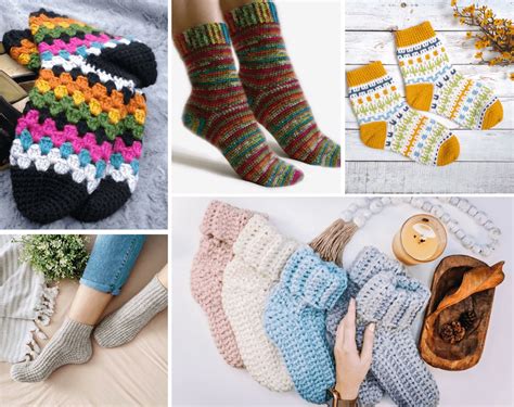Crocheted Socks Pattern