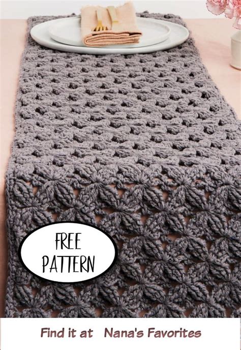 Crocheted Table Runner Pattern