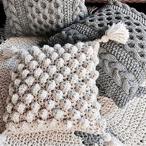 Crocheted Throw Pillows
