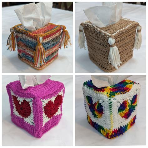 Crocheted Tissue Box Covers