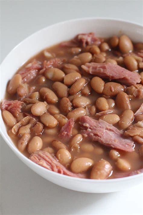 Crock Pot Pinto Beans and Ham