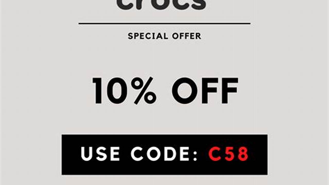 Crocs Discount Code 2025